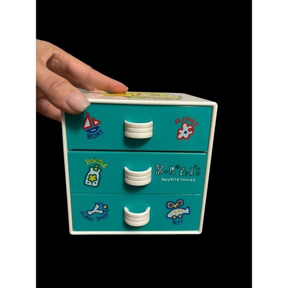 RARE Vintage 1995 Sanrio Keroppi 3 Chest Drawer, READ - Picture 12 of 16